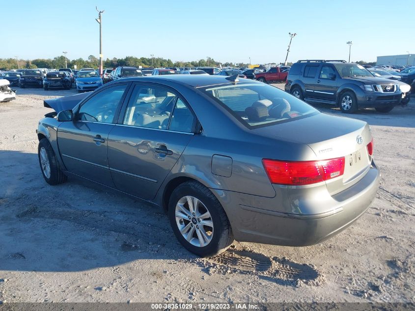 2009 Hyundai Sonata Gls VIN: 5NPET46C39H575537 Lot: 38351029