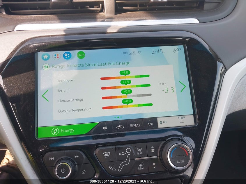 2019 CHEVROLET BOLT EV LT - 1G1FY6S06K4105438