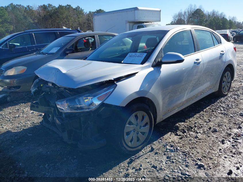 2020 Kia Rio Lx VIN: 3KPA24AD7LE316188 Lot: 38351452