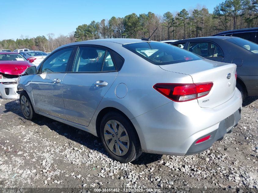 2020 Kia Rio Lx VIN: 3KPA24AD7LE316188 Lot: 38351452