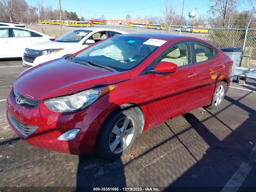 2013 Hyundai Elantra Gls VIN: 5NPDH4AEXDH179331 Lot: 38351695