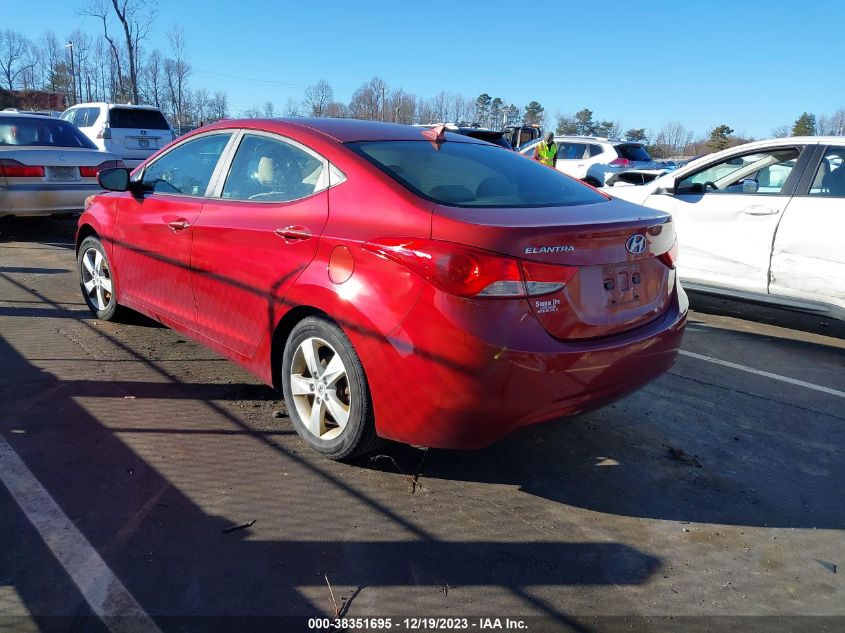 2013 Hyundai Elantra Gls VIN: 5NPDH4AEXDH179331 Lot: 38351695