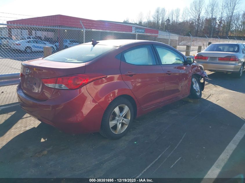 2013 Hyundai Elantra Gls VIN: 5NPDH4AEXDH179331 Lot: 38351695