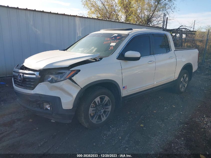 2019 Honda Ridgeline Rtl-T VIN: 5FPYK3F61KB012535 Lot: 38352033