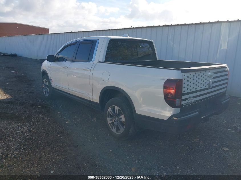 2019 Honda Ridgeline Rtl-T VIN: 5FPYK3F61KB012535 Lot: 38352033