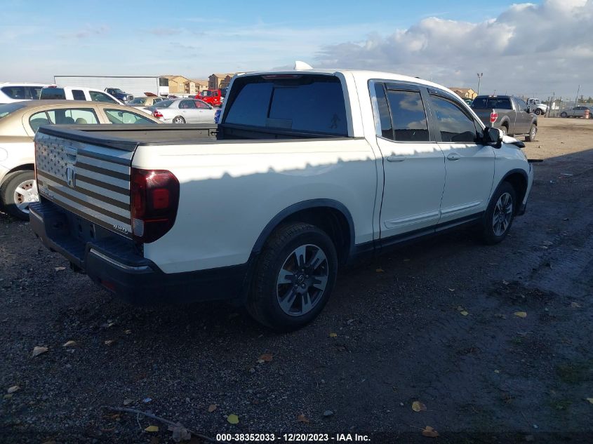 2019 Honda Ridgeline Rtl-T VIN: 5FPYK3F61KB012535 Lot: 38352033