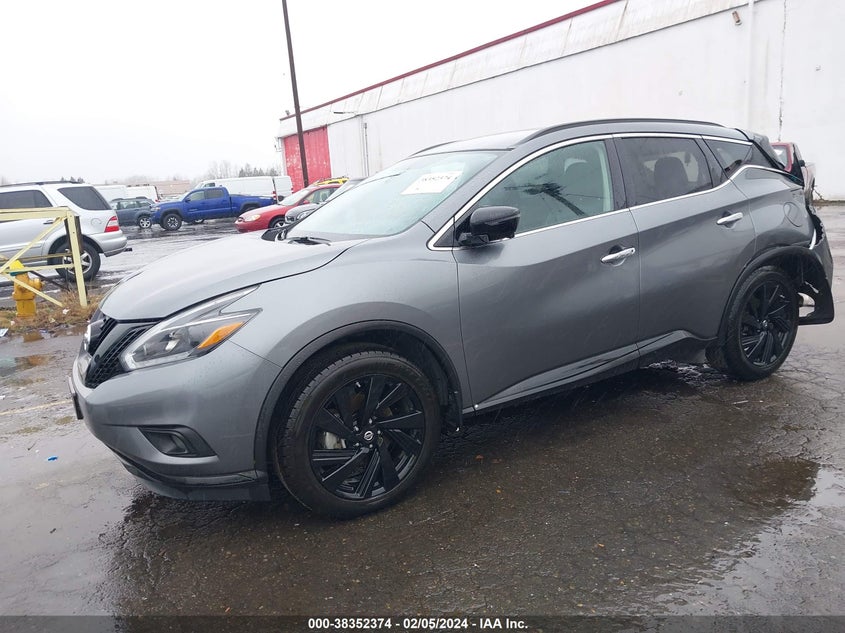 2018 NISSAN MURANO SL - 5N1AZ2MH3JN193105