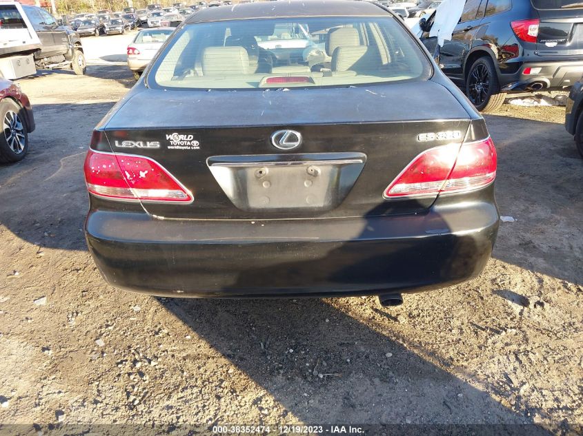 2005 Lexus Es 330 VIN: JTHBA30G355085641 Lot: 38352474