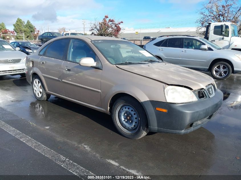 2005 Suzuki Forenza S VIN: KL5JD56ZX5K126055 Lot: 38353101