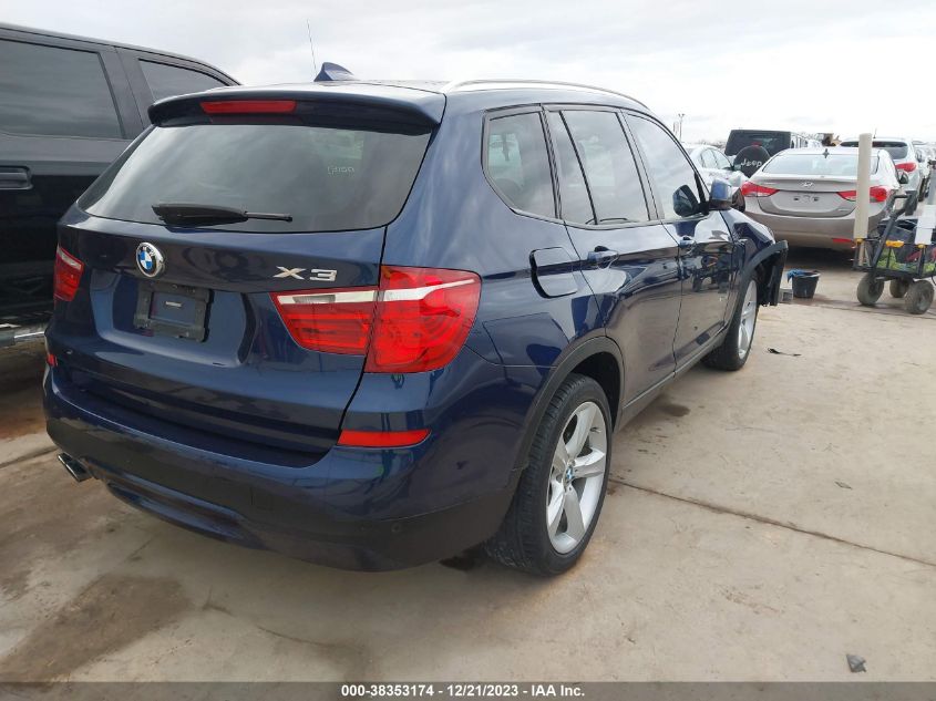 2017 BMW X3 Sdrive28I VIN: 5UXWZ7C31H0V91190 Lot: 38353174