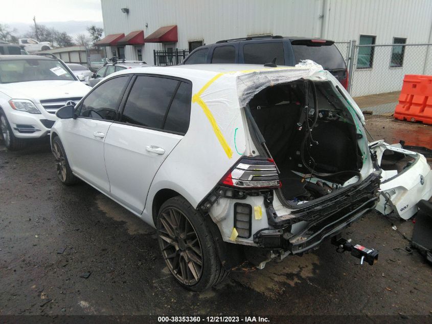 2021 Volkswagen Golf 1.4T Tsi VIN: 3VWW57AU3MM005196 Lot: 38353360