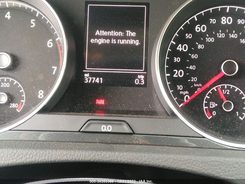 2021 Volkswagen Golf 1.4T Tsi VIN: 3VWW57AU3MM005196 Lot: 38353360