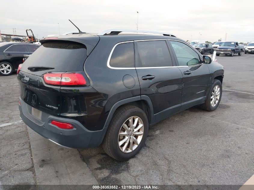 2015 Jeep Cherokee Limited VIN: 1C4PJLDB3FW507067 Lot: 38353552