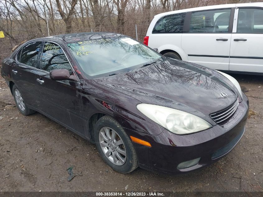 2004 Lexus Es 330 VIN: JTHBA30G940016268 Lot: 38353814