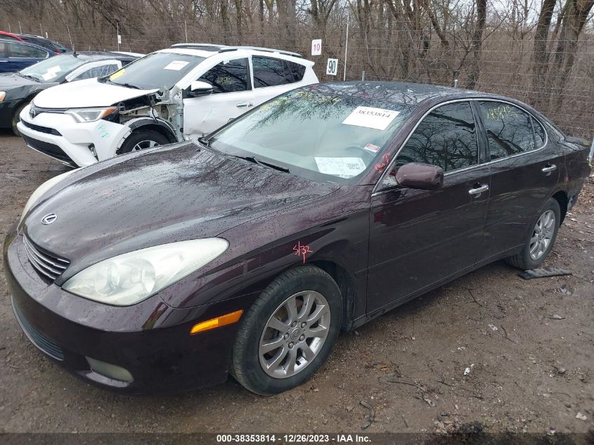 2004 Lexus Es 330 VIN: JTHBA30G940016268 Lot: 38353814