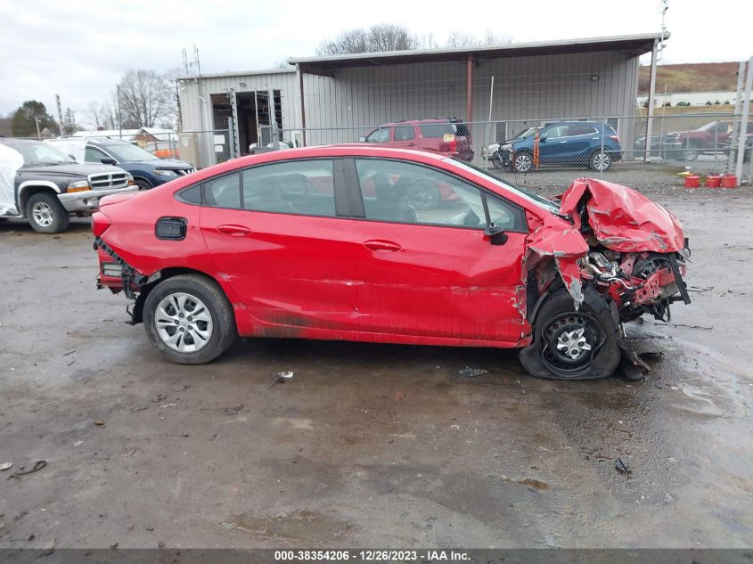 2019 Chevrolet Cruze Ls VIN: 1G1BC5SM6K7112821 Lot: 38354206