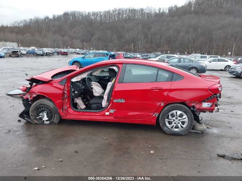 2019 Chevrolet Cruze Ls VIN: 1G1BC5SM6K7112821 Lot: 38354206