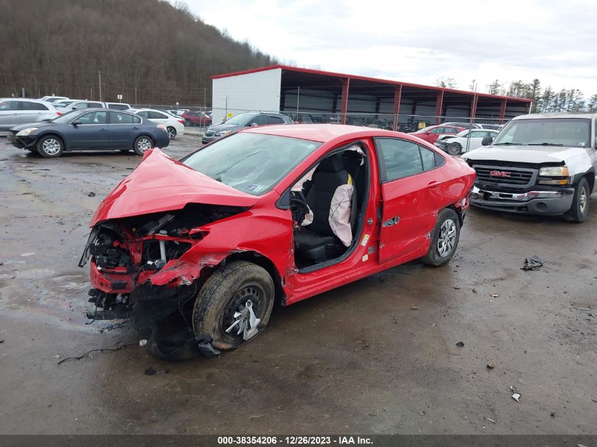 2019 Chevrolet Cruze Ls VIN: 1G1BC5SM6K7112821 Lot: 38354206