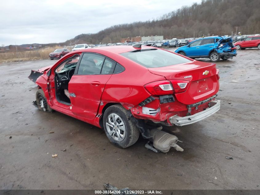 2019 Chevrolet Cruze Ls VIN: 1G1BC5SM6K7112821 Lot: 38354206