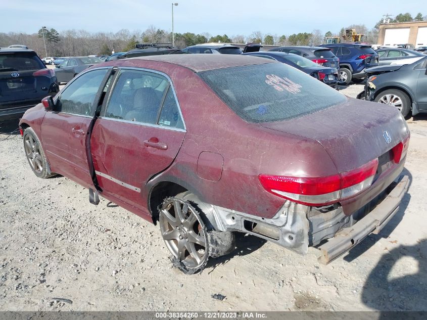 2003 Honda Accord 2.4 Ex VIN: 1HGCM56643A030645 Lot: 38354260