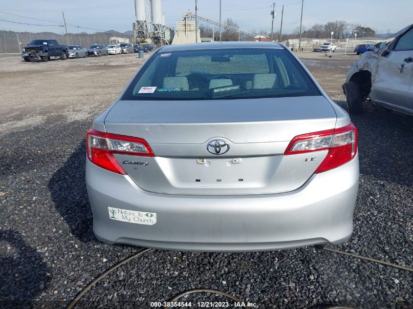 2013 Toyota Camry Le VIN: 4T1BF1FK8DU225265 Lot: 38354544