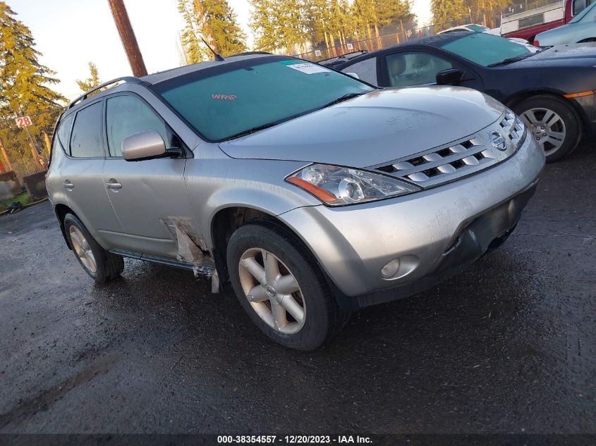 2003 Nissan Murano Se VIN: JN8AZ08W93W220035 Lot: 38354557