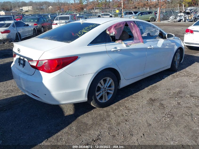 2013 Hyundai Sonata Gls VIN: 5NPEB4AC3DH580207 Lot: 38354672