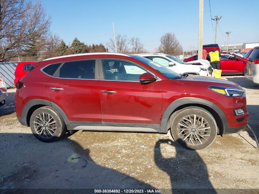 2020 Hyundai Tucson Limited VIN: KM8J3CAL7LU125172 Lot: 38354692