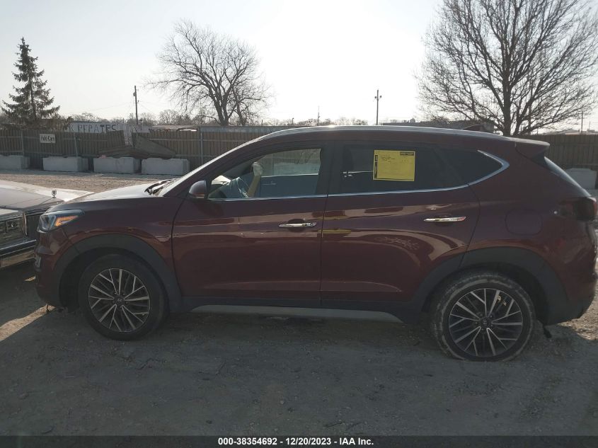 2020 Hyundai Tucson Limited VIN: KM8J3CAL7LU125172 Lot: 38354692