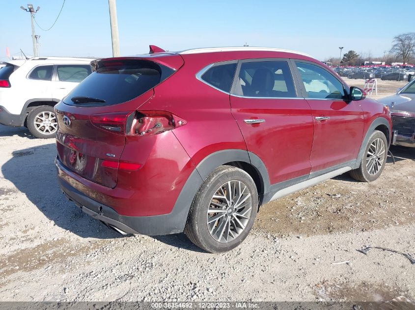 2020 Hyundai Tucson Limited VIN: KM8J3CAL7LU125172 Lot: 38354692