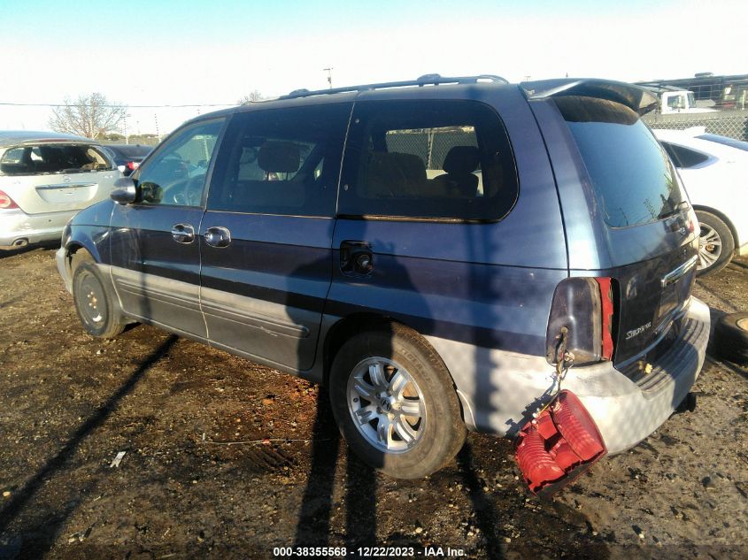 2003 Kia Sedona Ex/Lx VIN: KNDUP131236441430 Lot: 38355568