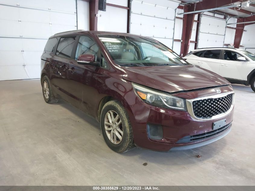 KNDMB5C16F6019803 2015 Kia Sedona Lx