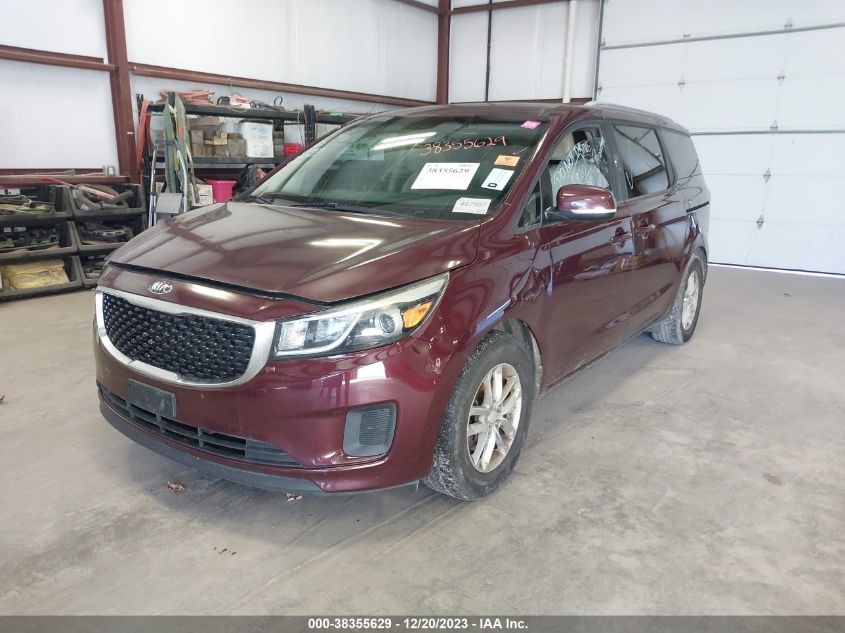 KNDMB5C16F6019803 2015 Kia Sedona Lx