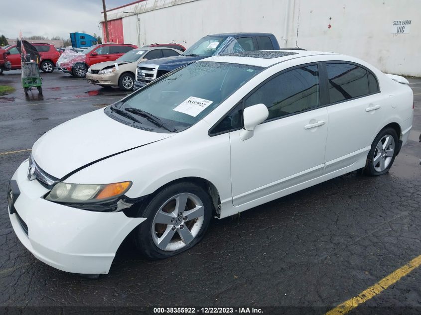 2008 Honda Civic Ex-L VIN: 2HGFA16948H522092 Lot: 38355922