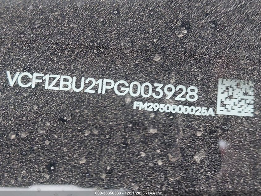 VCF1ZBU21PG003928 2023 Fisker Ocean One