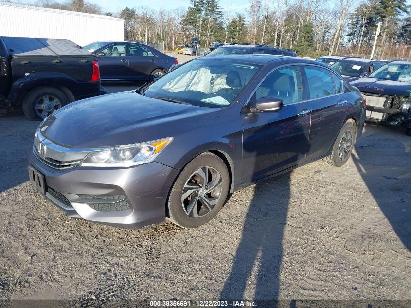 1HGCR2F30GA100234 2016 Honda Accord Lx