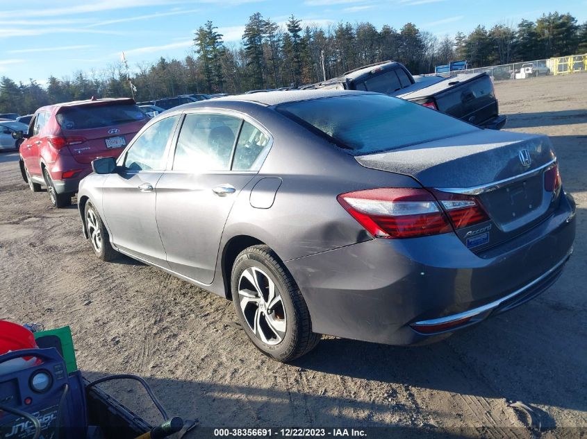 1HGCR2F30GA100234 2016 Honda Accord Lx