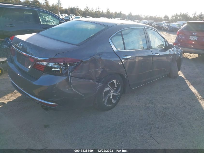 1HGCR2F30GA100234 2016 Honda Accord Lx