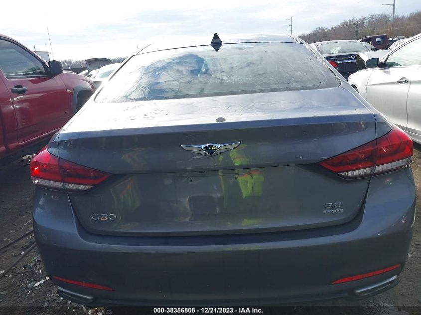 2017 Genesis G80 3.8 VIN: KMHGN4JEXHU170366 Lot: 38356808