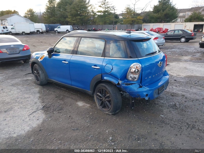 2013 Mini Countryman Cooper VIN: WMWZB3C59DWM31513 Lot: 38356863