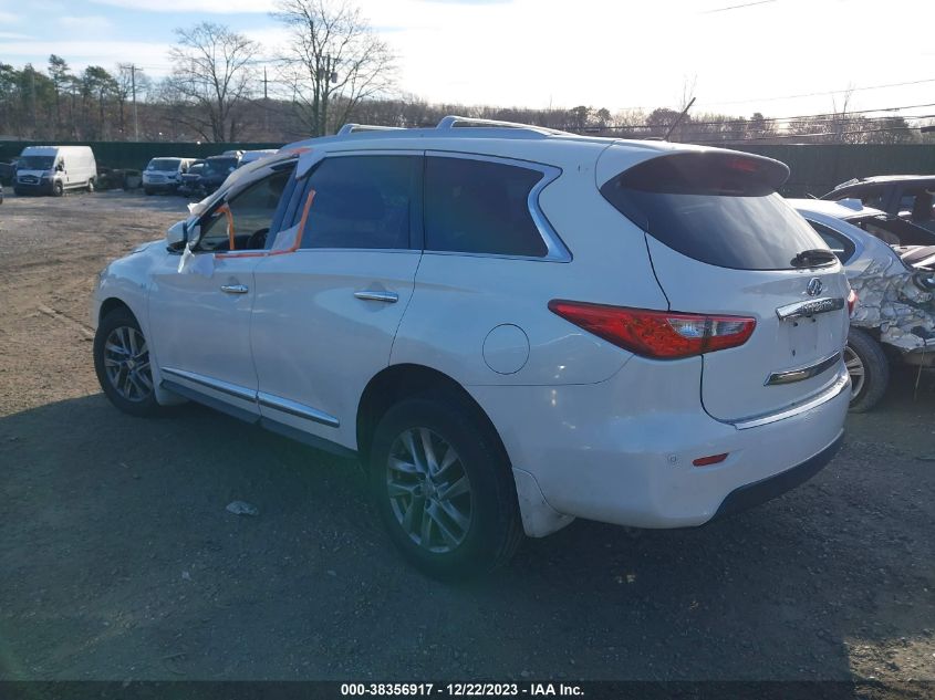 2014 Infiniti Qx60 VIN: 5N1AL0MM1EC516958 Lot: 38356917