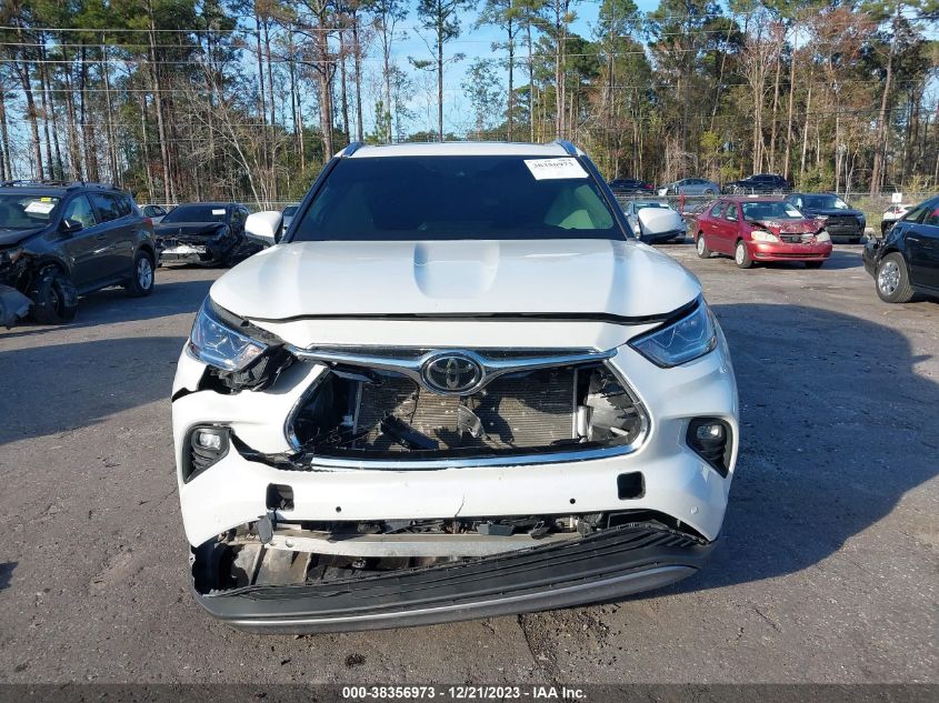 2022 Toyota Highlander Platinum VIN: 5TDFZRAH4NS103953 Lot: 38356973