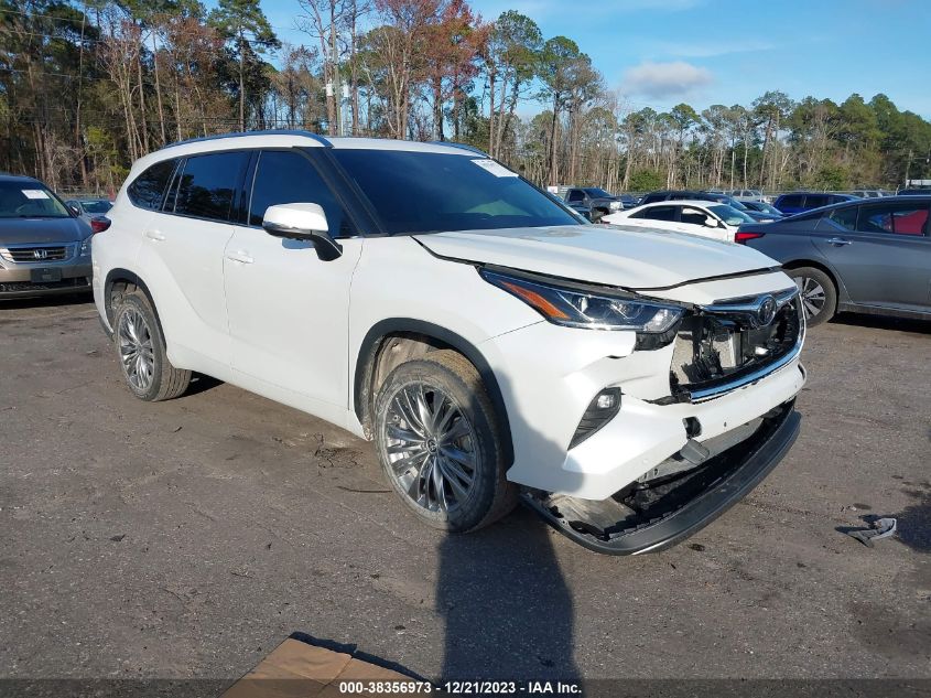 2022 Toyota Highlander Platinum VIN: 5TDFZRAH4NS103953 Lot: 38356973