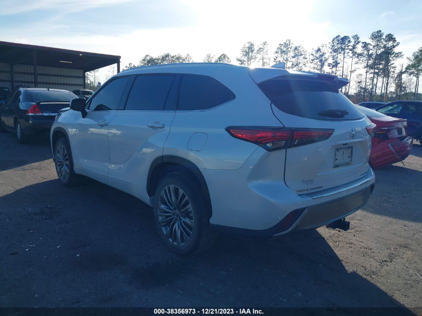 2022 Toyota Highlander Platinum VIN: 5TDFZRAH4NS103953 Lot: 38356973