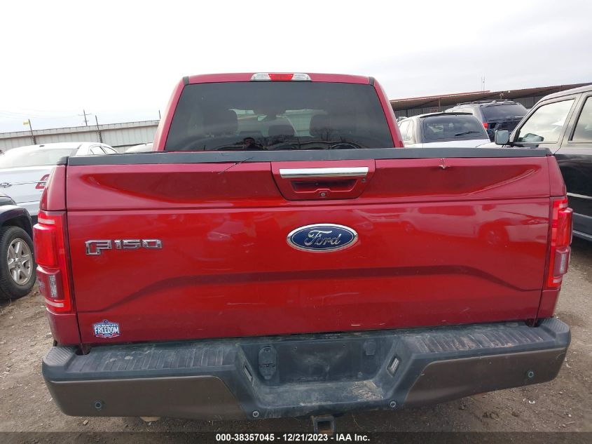 1FTEW1EP7GKD55231 2016 Ford F-150 Lariat