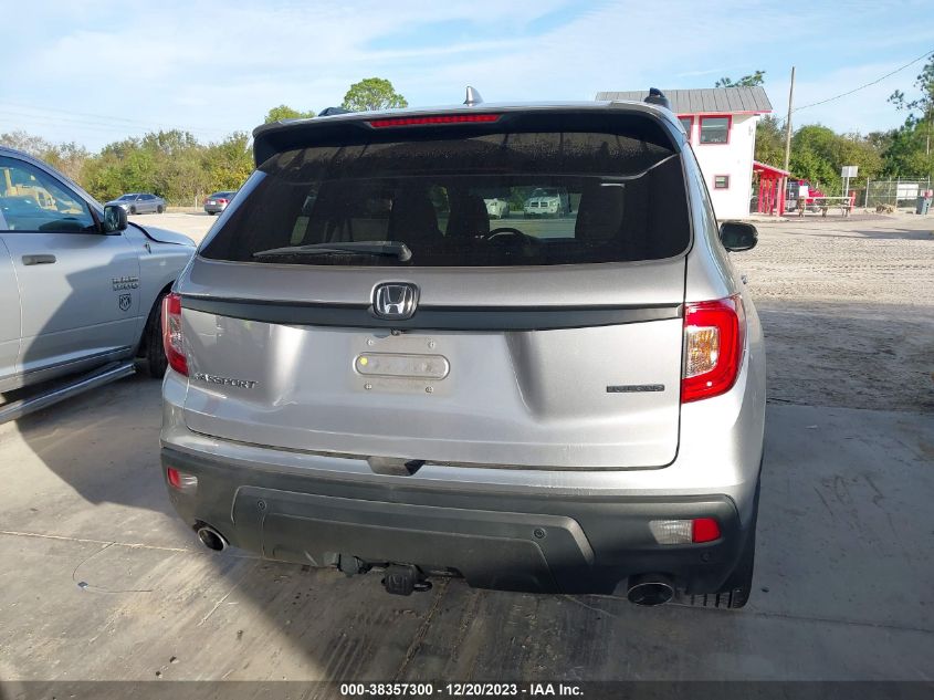 2019 Honda Passport Touring VIN: 5FNYF7H94KB010354 Lot: 38357300