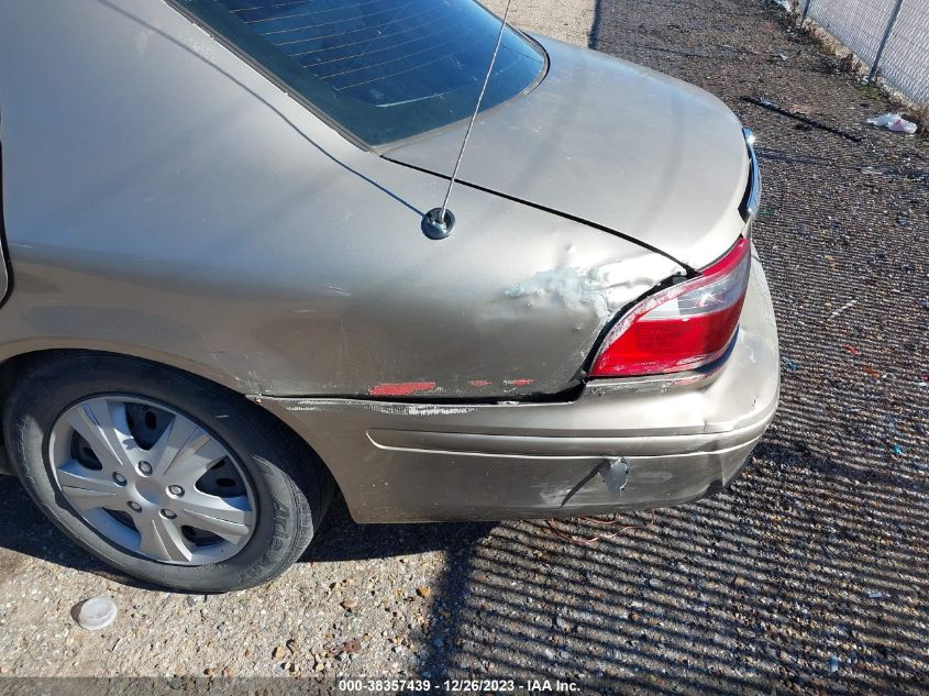 2005 Mercury Sable Gs VIN: 1MEFM50U85A600621 Lot: 38357439