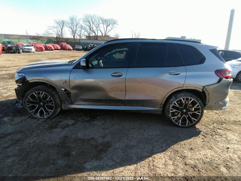 2022 BMW X5 M VIN: 5YMJU0C0XN9K98782 Lot: 38357492