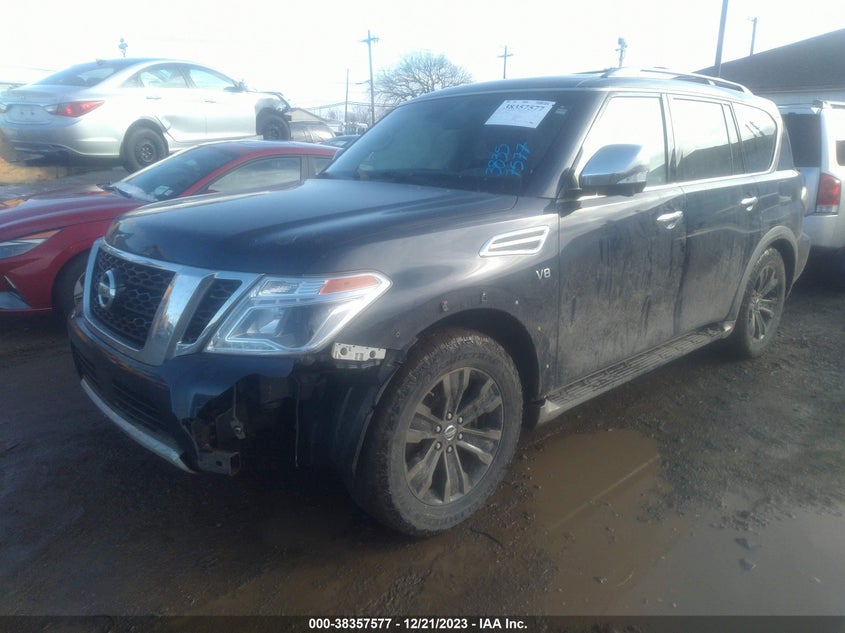 2017 Nissan Armada Platinum VIN: JN8AY2NC4H9500394 Lot: 38357577