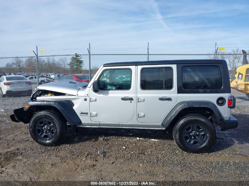 2023 Jeep Wrangler 4-Door Sport 4X4 VIN: 1C4HJXDN6PW531600 Lot: 38357602